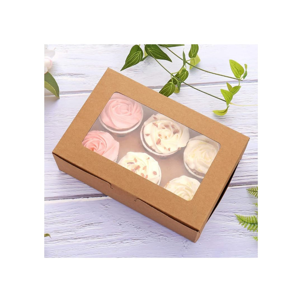 Alpha Basics Kraft Cupcake Box