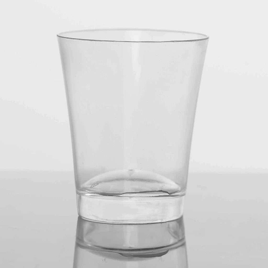 Alpha Basics 65ml (Pack of 20) Plastic Short Glasses Dessert Pudding Cups