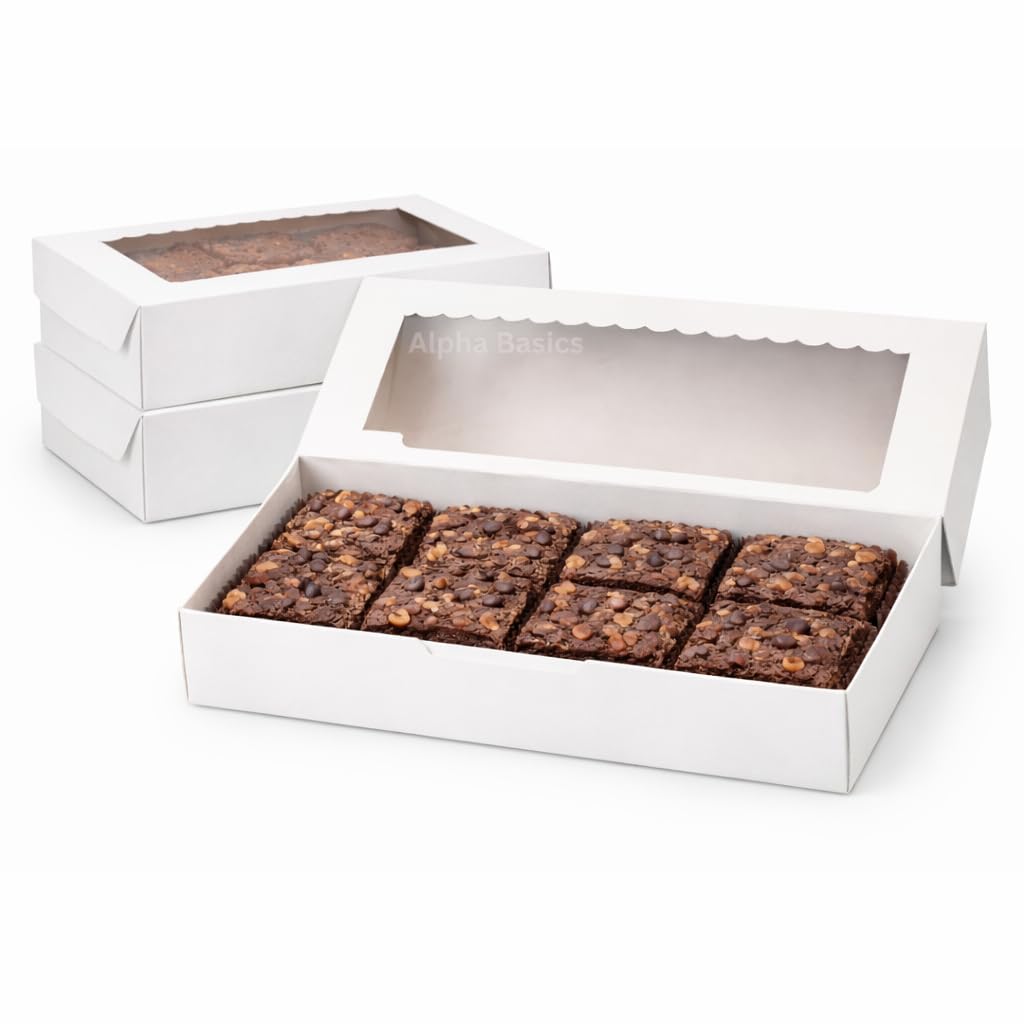 Alpha Basics Brown Brownie Boxes