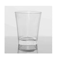 Alpha Basics 65ml Plastic Short Glasses (Pack of 40) Transparent Small Glasses