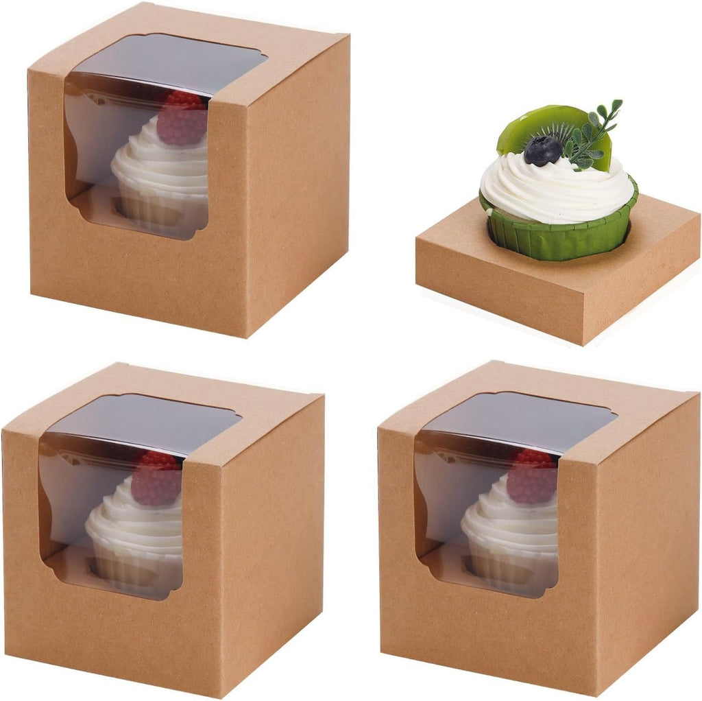 Alpha Basics Kraft Cupcake Box