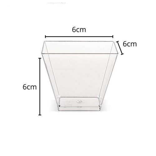 Alpha Basics 110ml (Pack of 50) Dessert Cups Pudding Multipurpose Use Ice Cream Cups