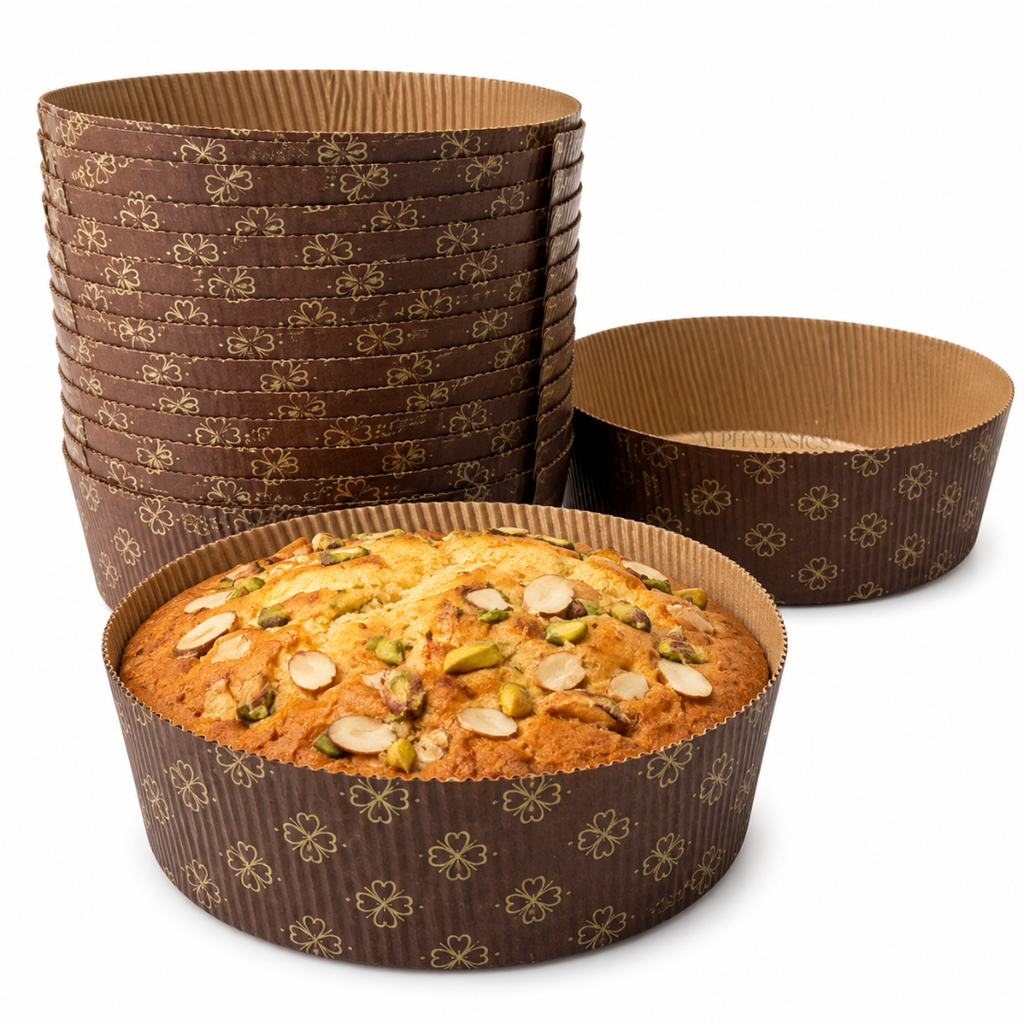 Alpha Basics Round 500g Bake and Serve Baking Trays pack of 10