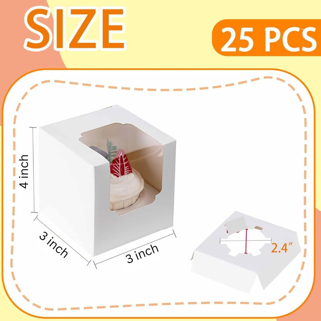 Alpha Basics Kraft Cupcake Box