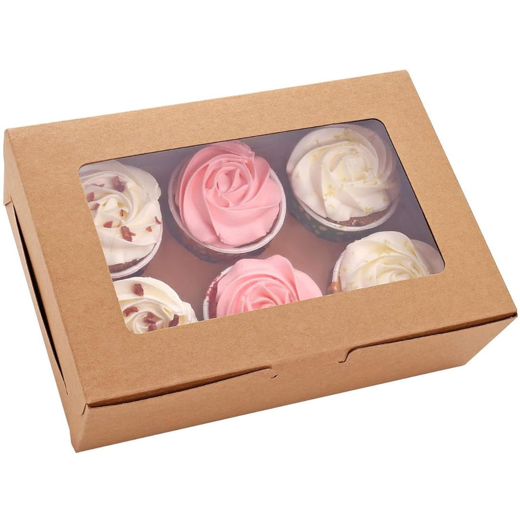 Alpha Basics Kraft Cupcake Box