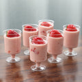 Alpha Basics 175ml Plastic Dessert Cups Wine Glass (Pack of 30)