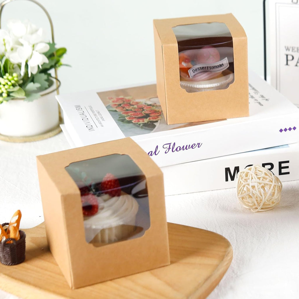Alpha Basics Kraft Cupcake Box