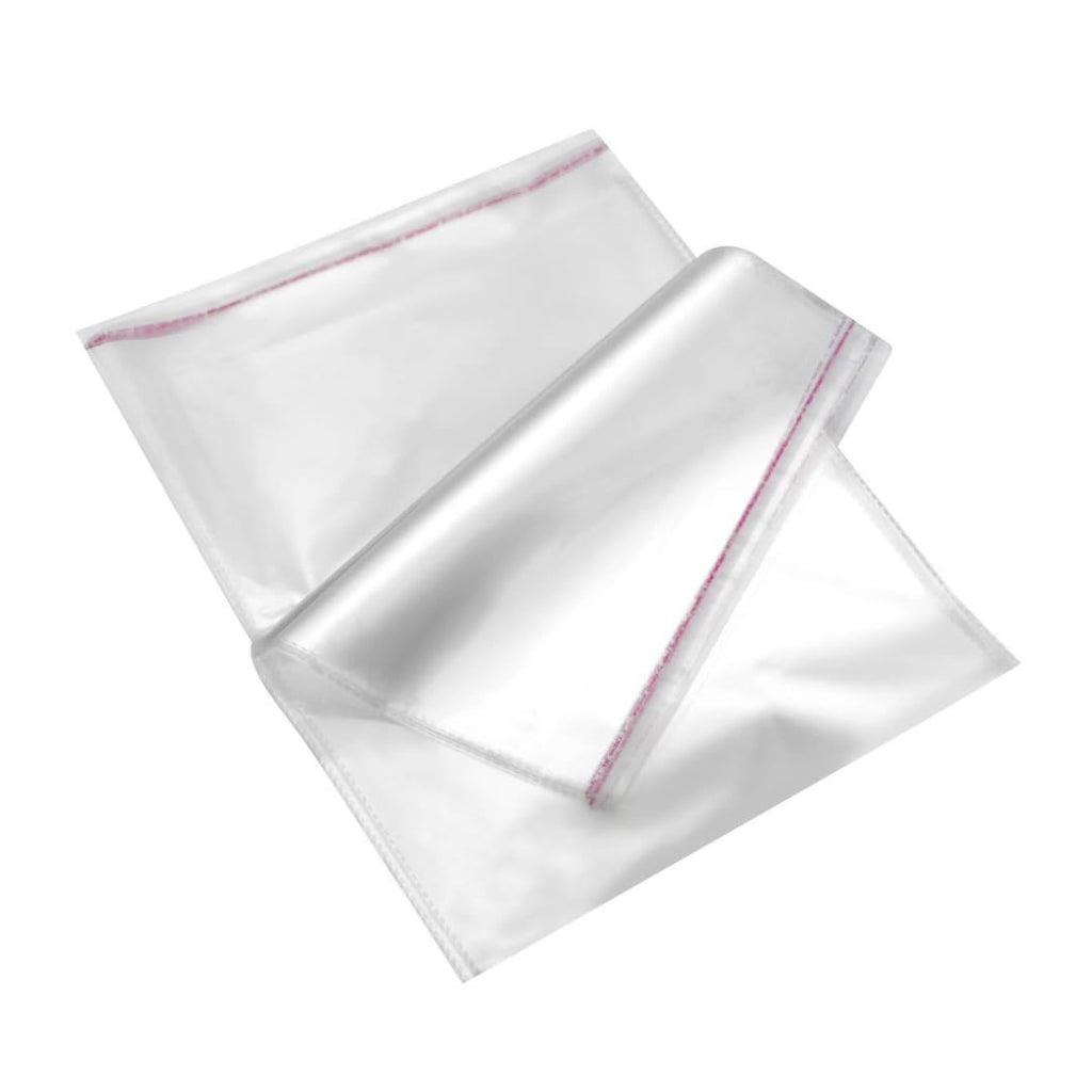 Alpha Basics 11x16 Self Sealing Adhesive Pouches (Pack of 100) Multipurpose cellophane bags