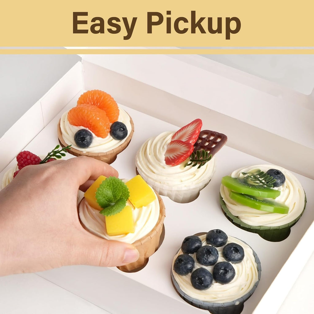 Alpha Basics Kraft Cupcake Box
