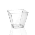 Alpha Basics 5.5 Oz (170ml) Pack of 100 Plastic Dessert Cup Tasting Sample Shot Cup