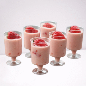 Alpha Basics 150ml (Pack of 30) Plastic Dessert Cups | Multipurpose Drinking Glass | Pudding Cup Dessert Cup | Food Grade | Dishwasher Safe, Freezer & Refrigeration Safe |